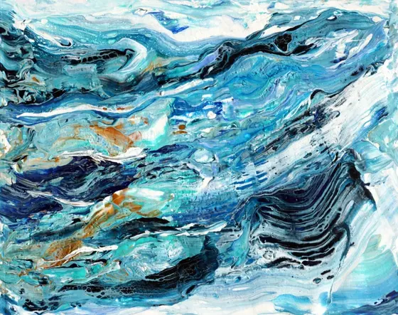 Gemälde: Wellen und Meer (3)