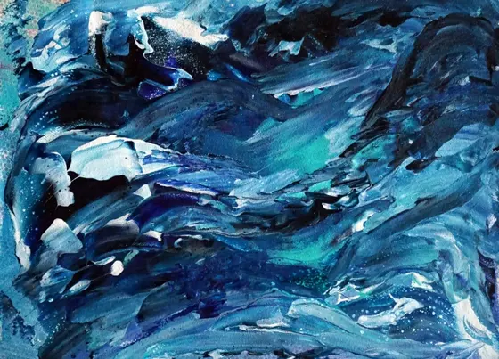 Gemälde: Wellen und Meer (7)
