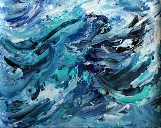 Gemälde: Wellen und Meer (4)