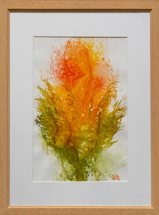 Gemälde: Unaufgebrochen – Blüte (1)